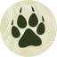 An icon of a wolf paw print. 